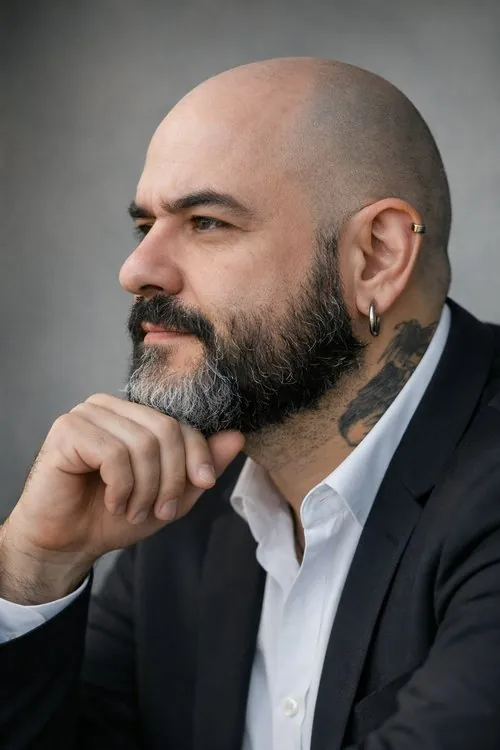 Rodrigo Miranda in a thoughtful profile portrait